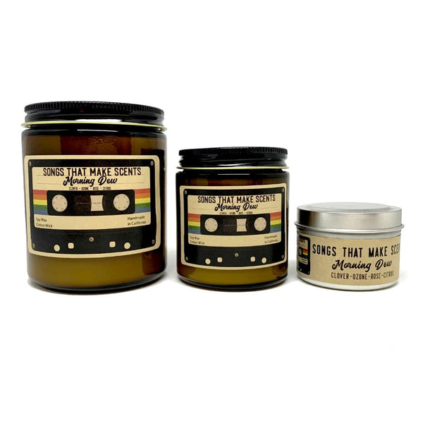 Morning Dew Scented Soy Candle by Songs That Make Scents - Various sizes