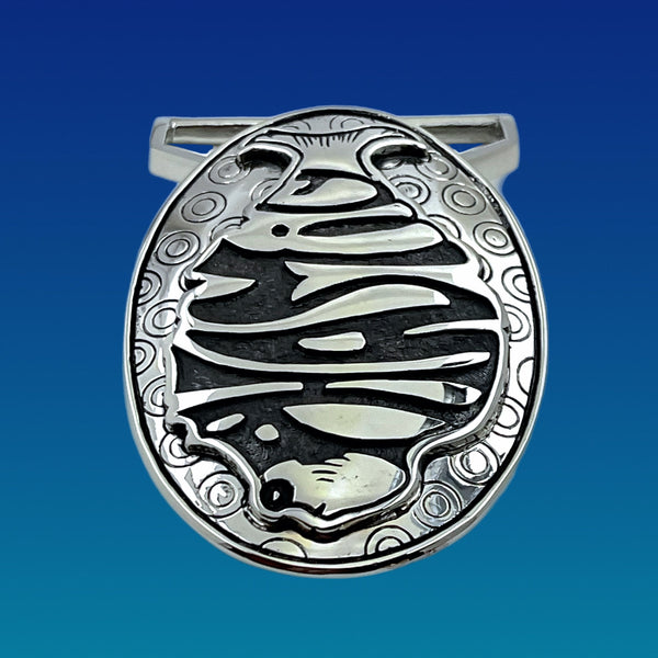 Phish Phamily Belt Buckle Cast in White Brass or Yellow Brass by 100mics