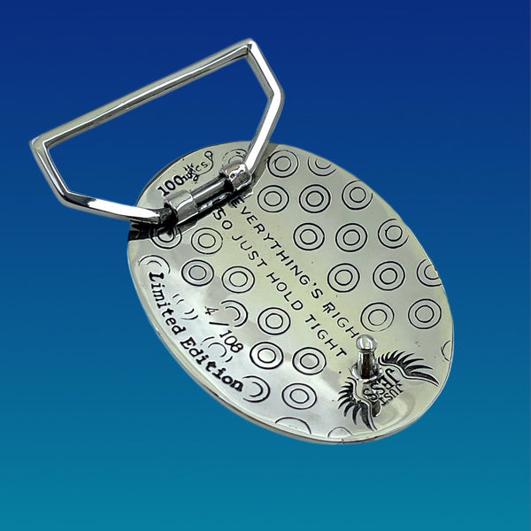 Phish Phamily Belt Buckle Cast in White Brass or Yellow Brass by 100mics