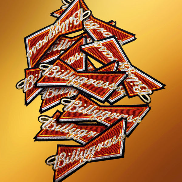 Billy Strings - Billygrass - Embroidered Patch - 5” by 2" inches!