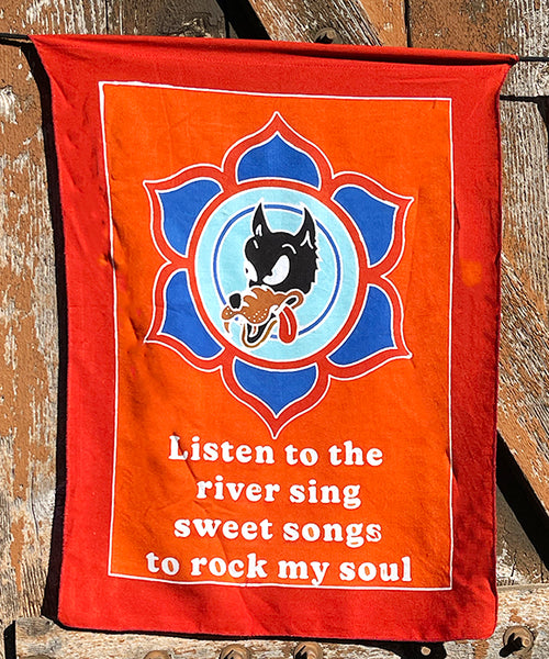 New X-Large Prayer Flags!!! Grateful Lyrics Chakra Flags!