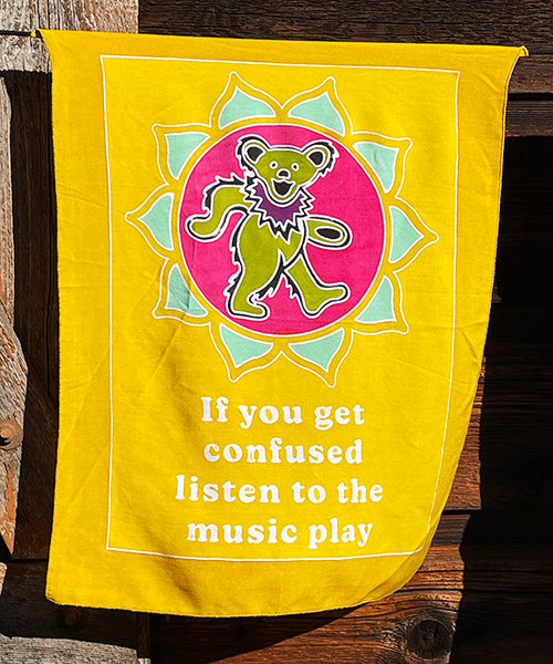 New X-Large Prayer Flags!!! Grateful Lyrics Chakra Flags!