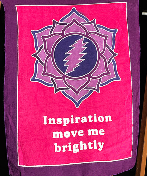New X-Large Prayer Flags!!! Grateful Lyrics Chakra Flags!