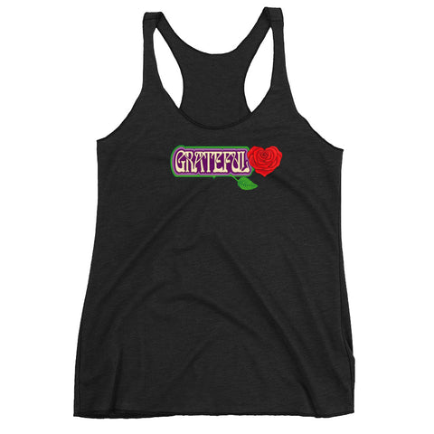 Grateful Rose Ladies Racer Back Tank