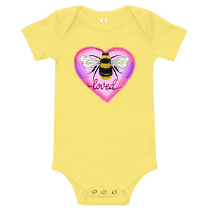 Bee Loved Baby Onesie - Yellow