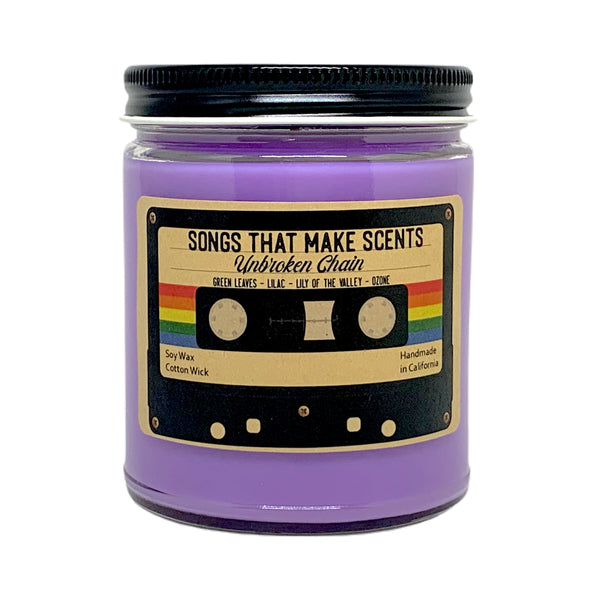 Unbroken Chain Scented 8oz Soy Candle by Songs That Make Scents