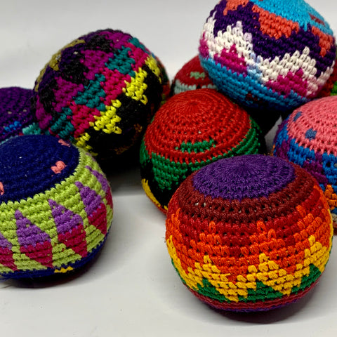 Handmade Colorful Crocheted Hacky Sacks!