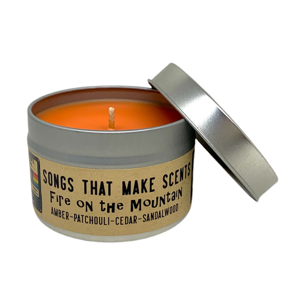 Fire on the Mountain Scented Soy Candle by Songs That Make Scents - Various sizes