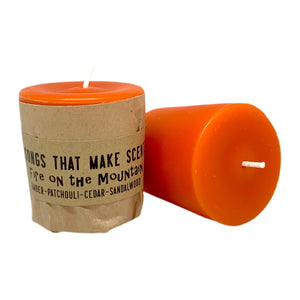 Fire on the Mountain Scented Votive Candles by Songs That Make Scents