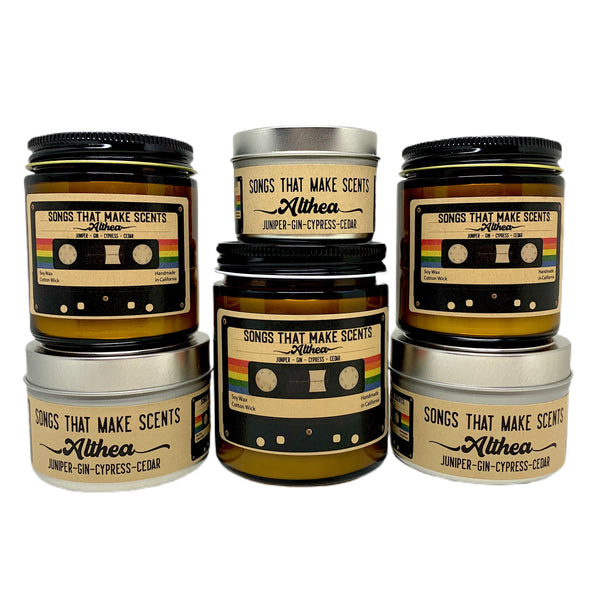 Althea Scented Soy Candle by Songs That Make Scents - Various sizes