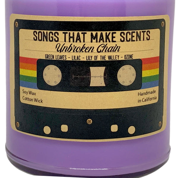 Unbroken Chain Scented 8oz Soy Candle by Songs That Make Scents