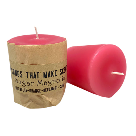 Sugar Magnolia Scented Votive Candles by Songs That Make Scents