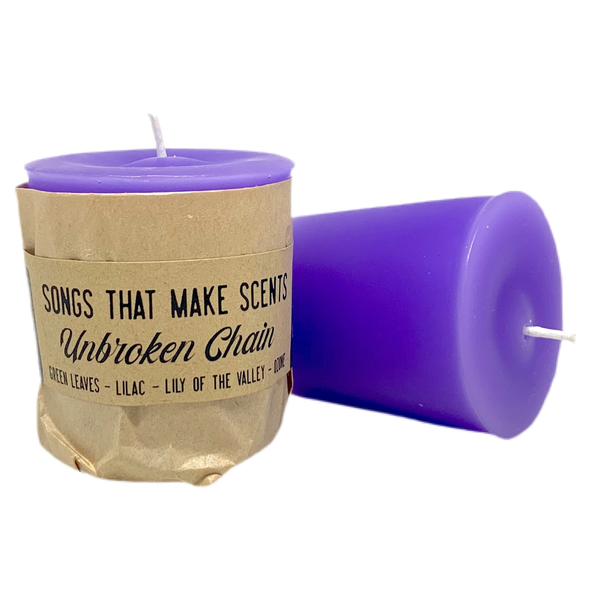 Unbroken Chain Scented Votive Candles by Songs That Make Scents