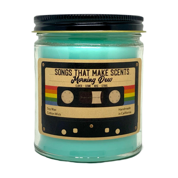 Morning Dew Scented 8oz Soy Candle by Songs That Make Scents