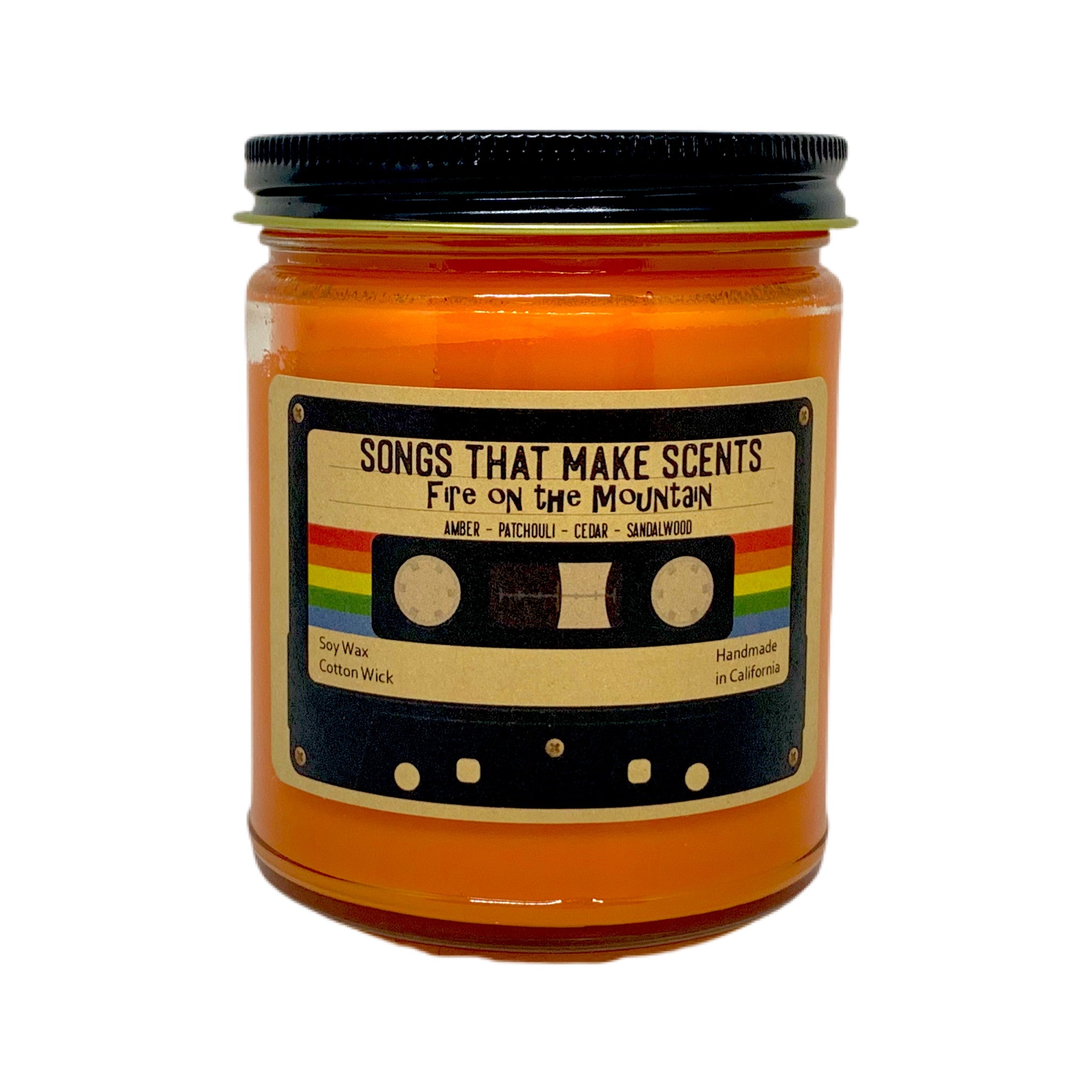 Fire on the Mountain Scented 8oz Soy Candle by Songs That Make Scents