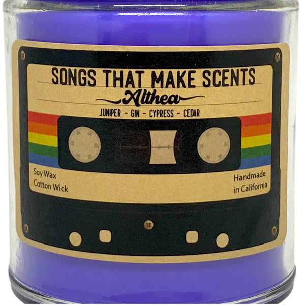 Althea Scented 8oz Soy Candle by Songs That Make Scents