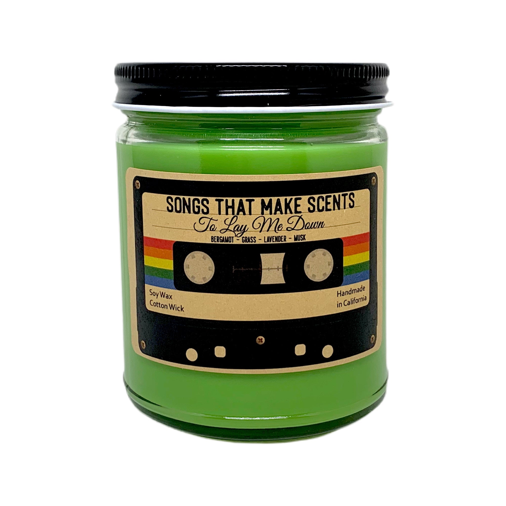 To Lay Me Down Scented 8oz Soy Candle by Songs That Make Scents