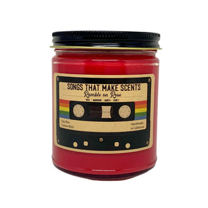 Ramble on Rose Scented 8oz Soy Candle by Songs That Make Scents