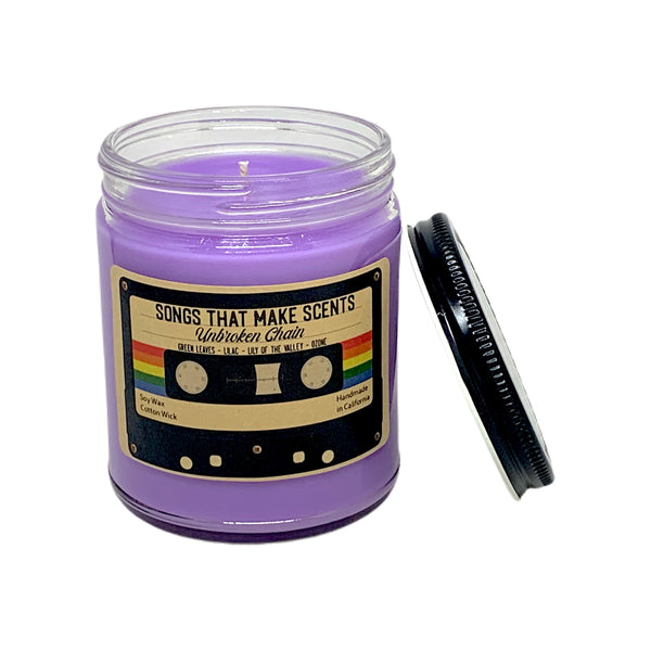 Unbroken Chain Scented 8oz Soy Candle by Songs That Make Scents