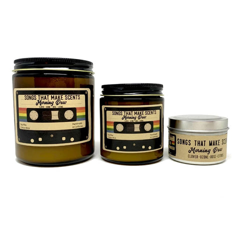 Morning Dew Scented Soy Candle by Songs That Make Scents - Various sizes